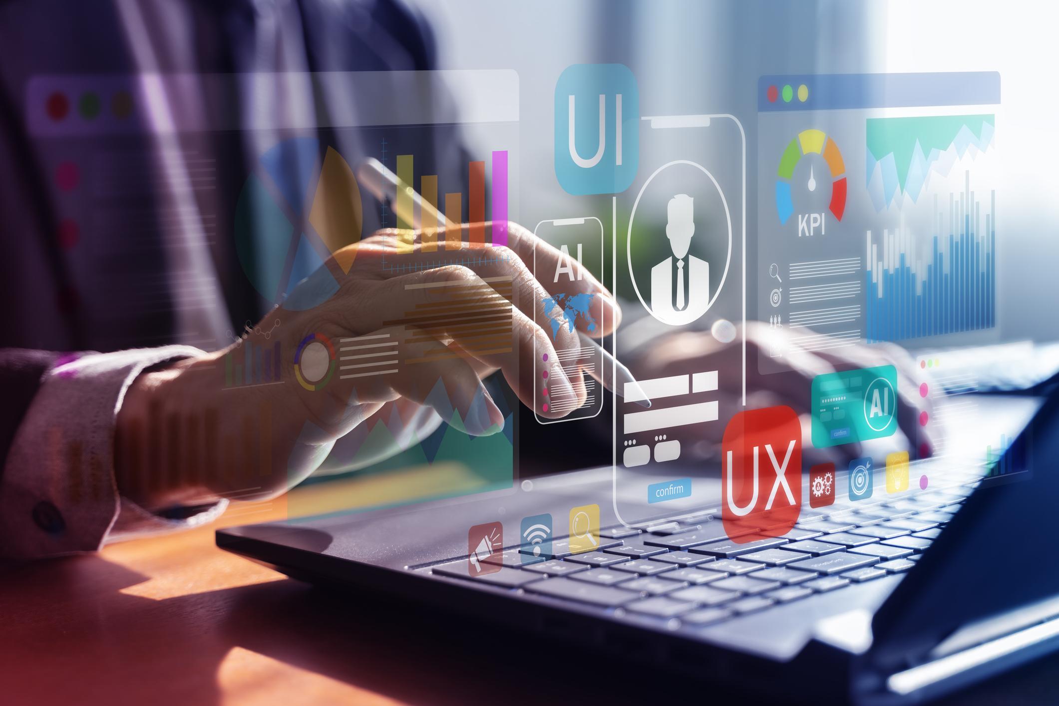 Beautiful website design without conversions concept